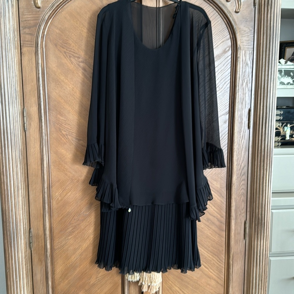 Black evening dress
